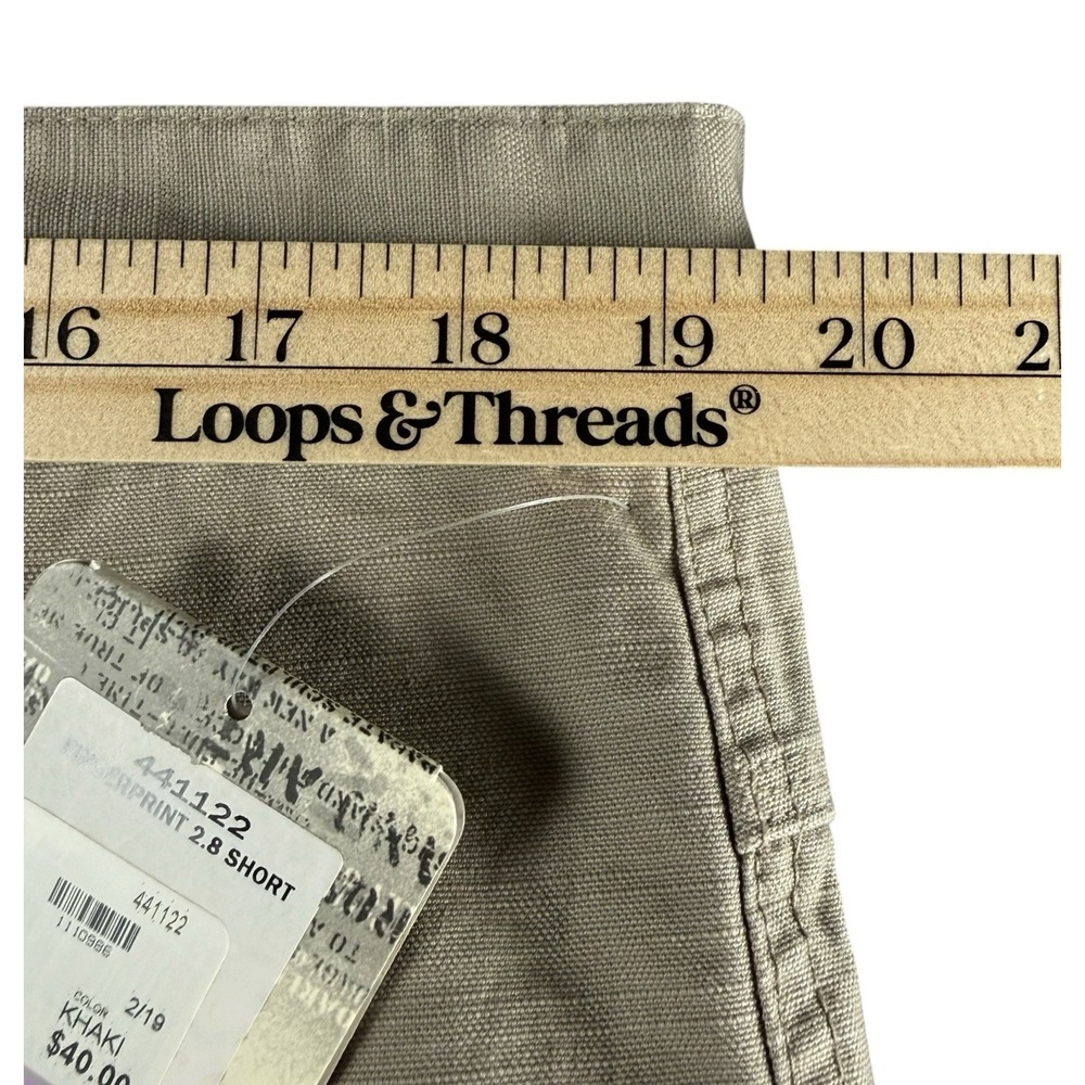 OAKLEY Shorts Mens 38 Khaki Fingerprint 2.8 Loose Fit Y2K Skate Golf 2006 NEW - Picture 4 of 13